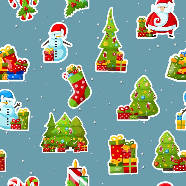 el patrón sin costuras de Navidad