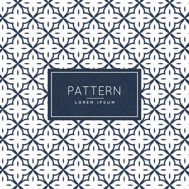 Patrón decorativo abstracto