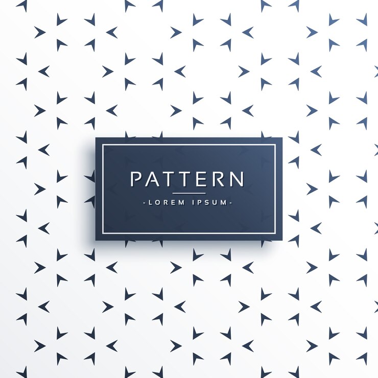 Vector gratuito patrón decorativo de flechas