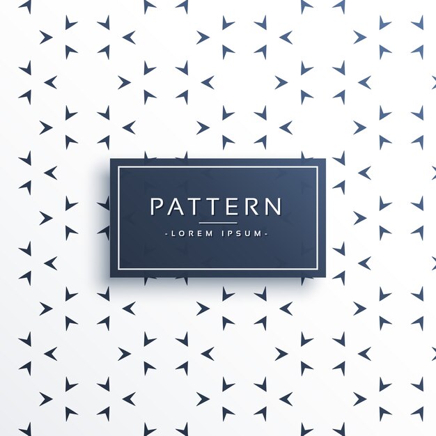 Patrón decorativo de flechas