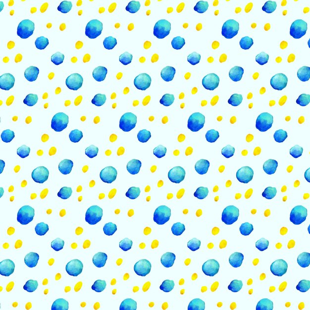Patrón dotty acuarela