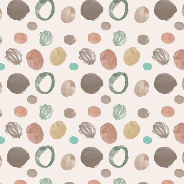Patrón dotty acuarela