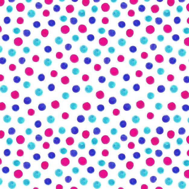 Patrón dotty pintado a mano