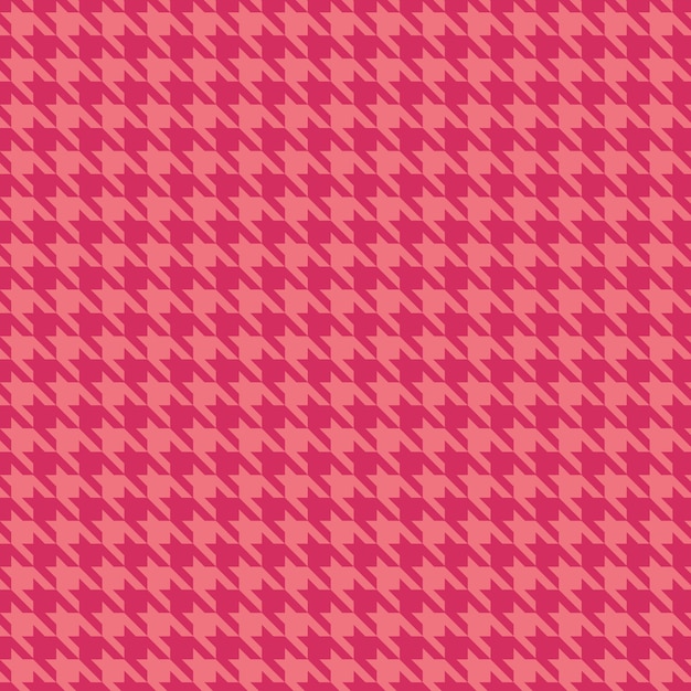 Patrón editable de fondo de dientes de perro rosado