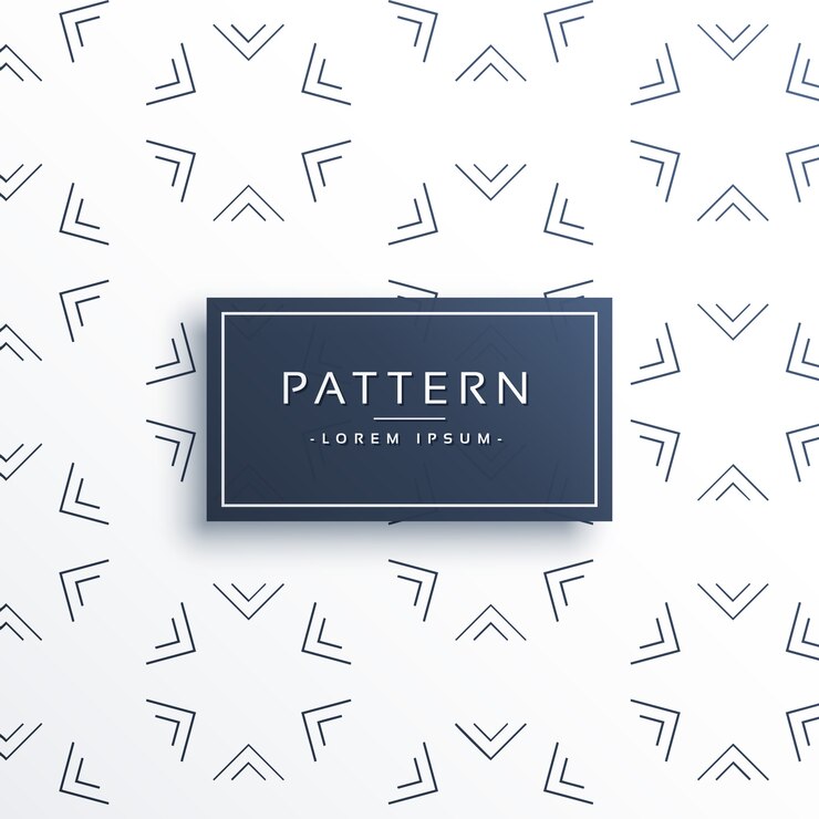 Vector gratuito patrón elegante con formas geométricas