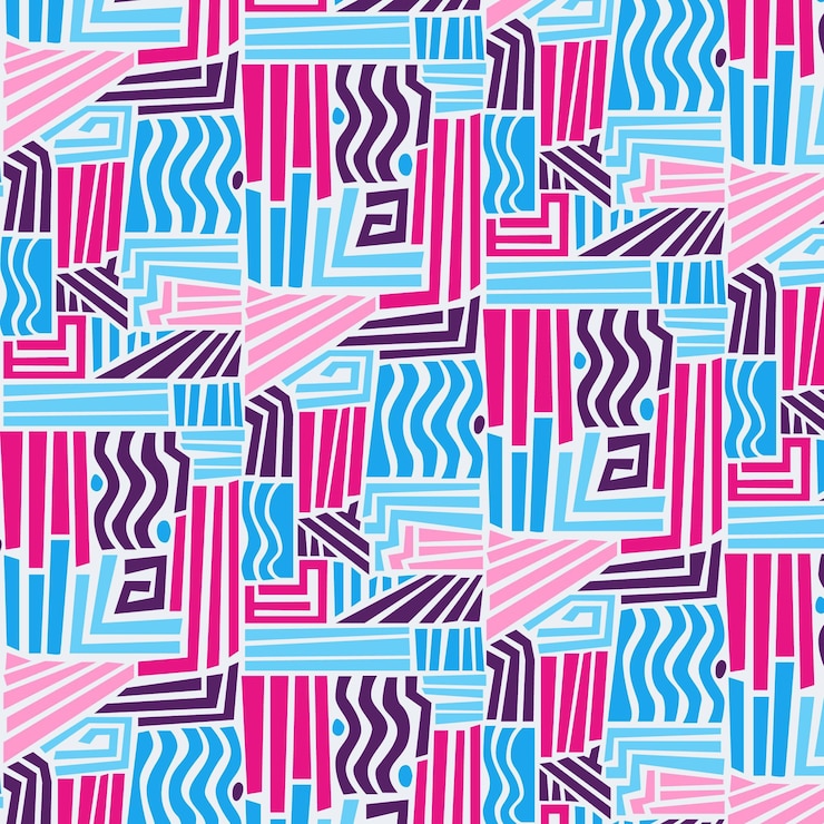 Vector gratuito patrón de elemento abstracto plano orgánico