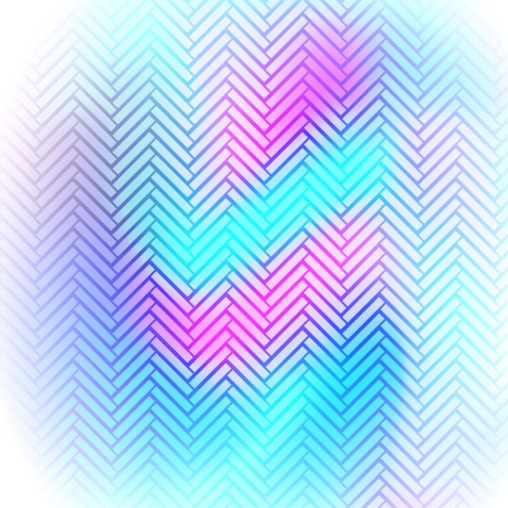 Vector gratuito patrón de espiga azul y rosa transparente editable