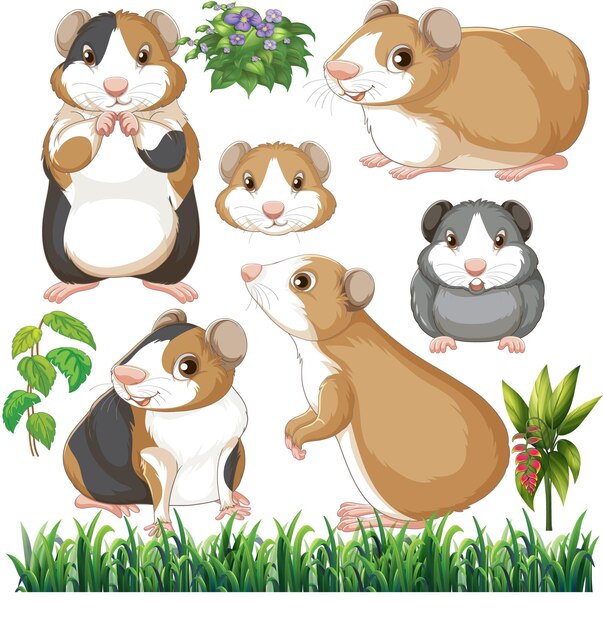 Patrón sin fisuras con animales salvajes