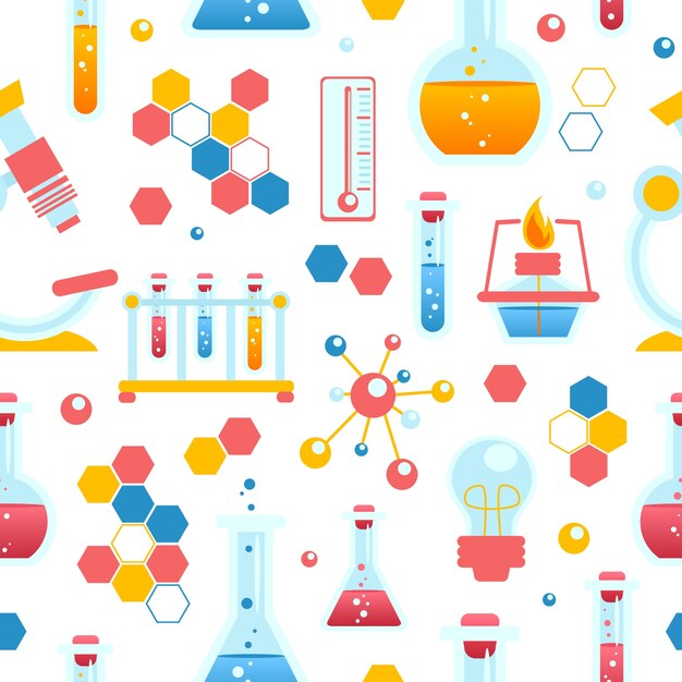 Patrón sin fisuras de química