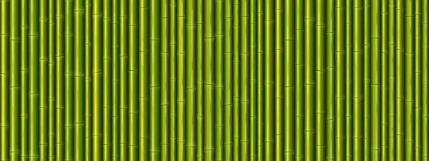 Patrón sin fisuras de textura de pared de bambú