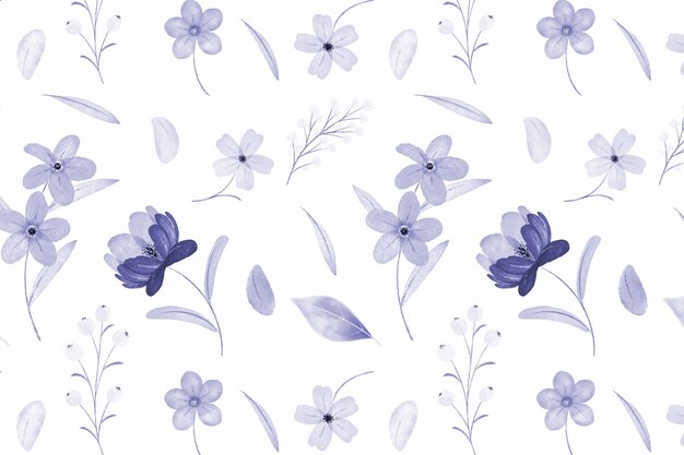 Patrón floral con color del año 2022.