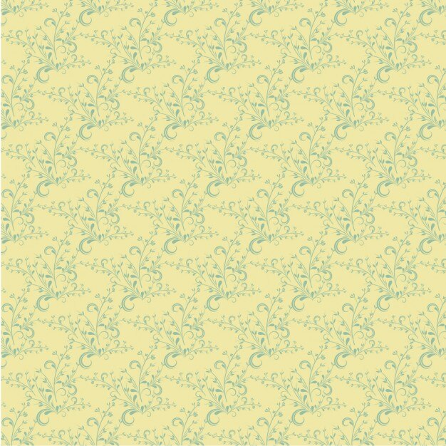 Patrón floral en estilo victoriano