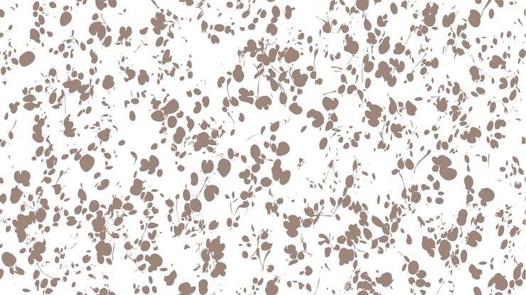Vector gratuito patrón floral de tinta