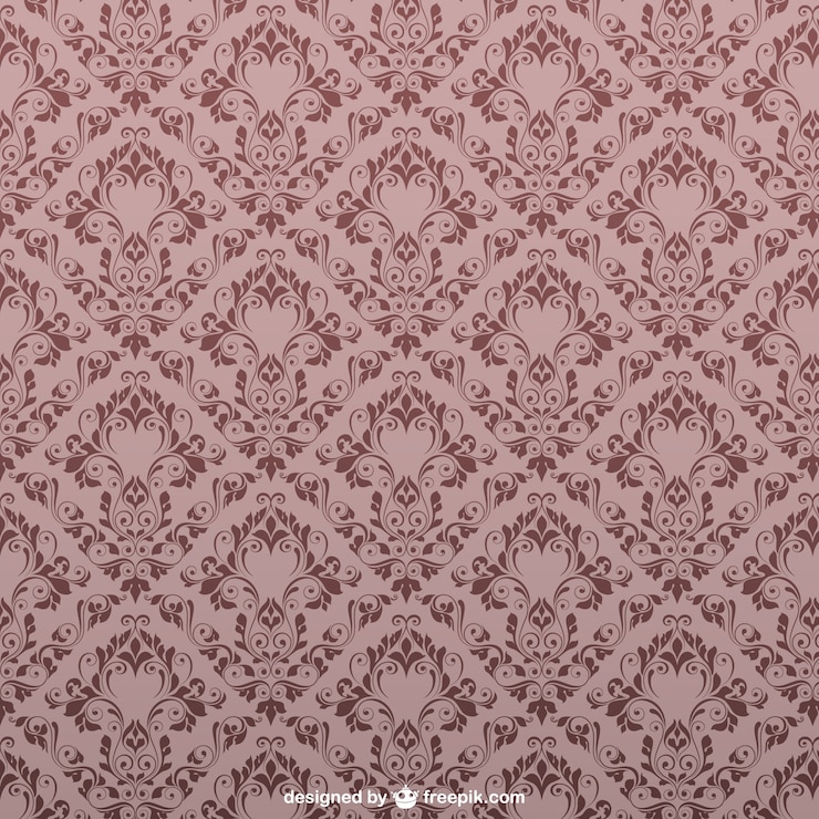 Vector gratuito patrón floral vintage