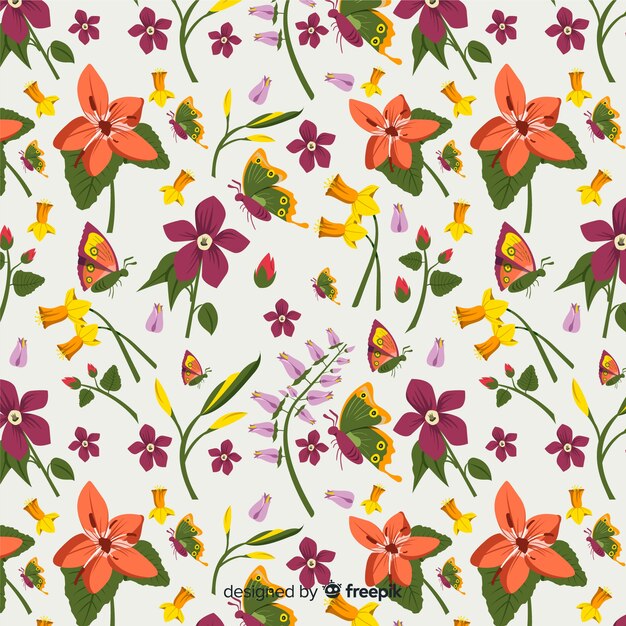 Patrón floral