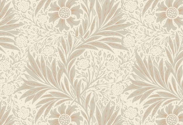 Vector gratuito patrón floral