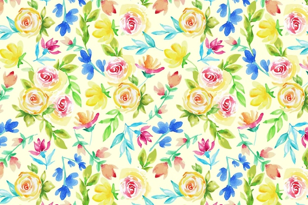 Patrón de flores pequeñas dibujadas a mano | Vector Gratis Patrón de flores pequeñas dibujadas a mano | Vector Gratis