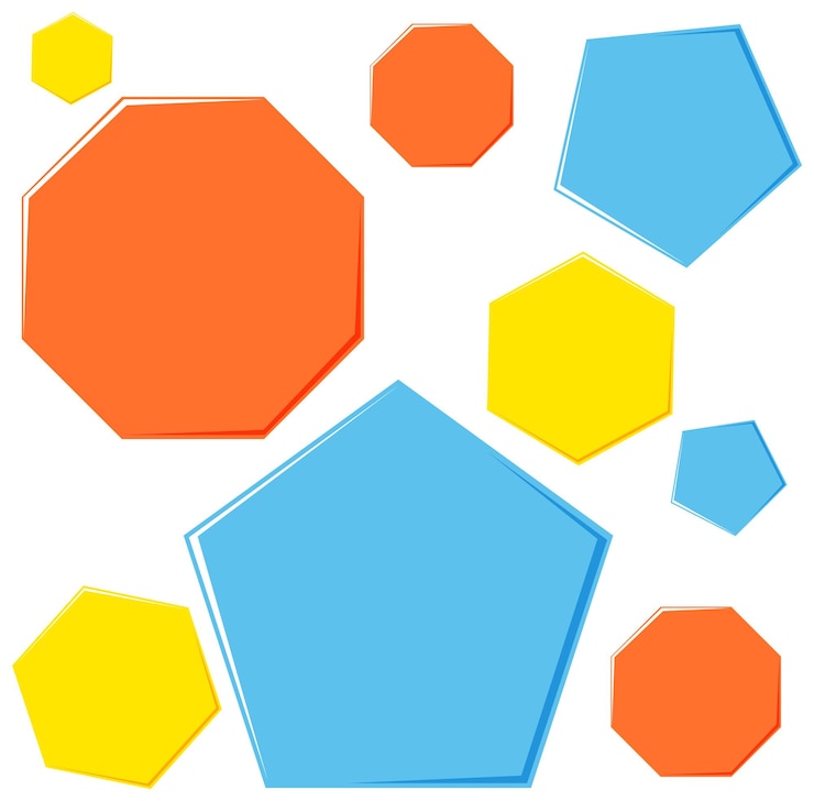 Vector gratuito patrón de formas geométricas coloridas