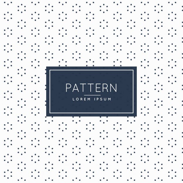 Patrón con formas hexágonales y puntos
