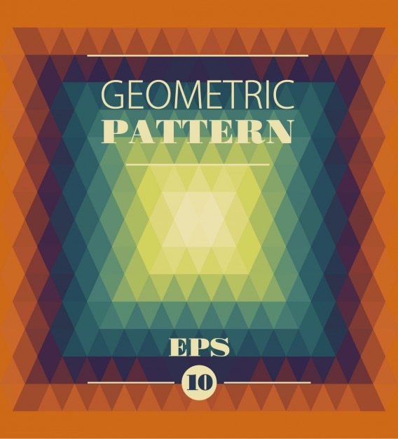 Patrón geometrc colorido