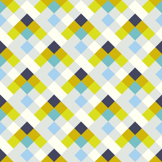 Patrón geométrico colorido de diseño plano