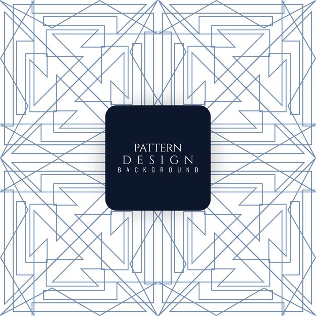 Patrón geométrico elegante y moderno