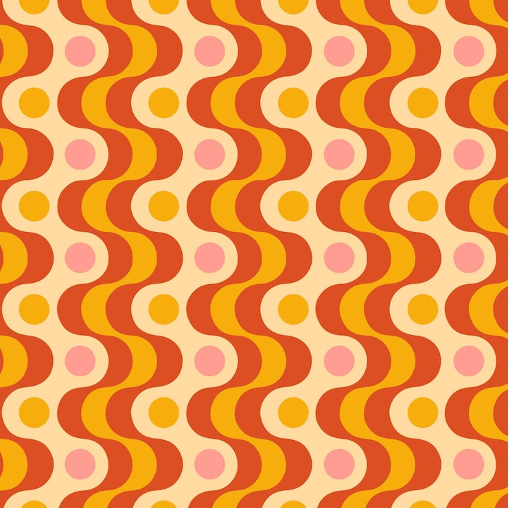 Vector gratuito patrón geométrico groovy