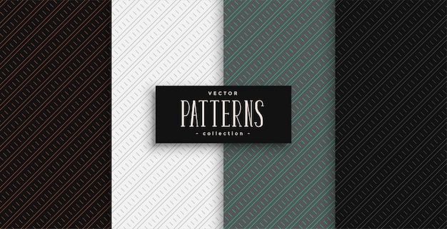 Vector gratuito patrón geométrico de líneas diagonales en colores profesionales.