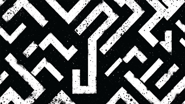 patrón geométrico de líneas en zigzag