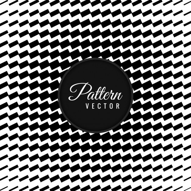 Patrón geométrico negro 