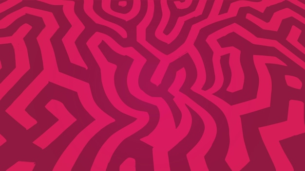 patrón de laberinto en zigzag rojo