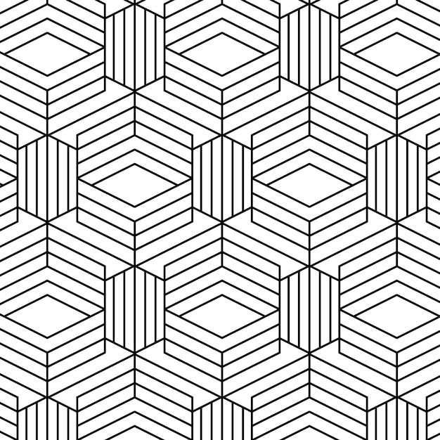 Patrón de líneas abstractas lineales