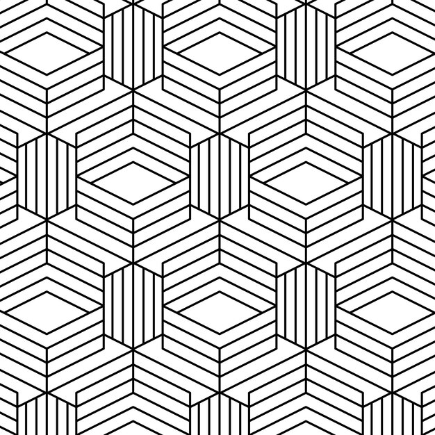 Patrón de líneas abstractas lineales