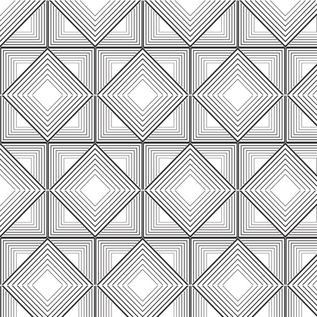 Patrón de líneas abstractas planas lineales