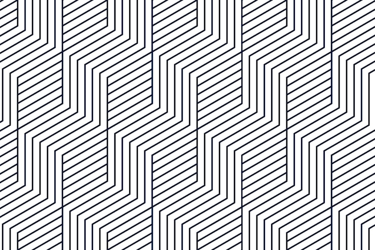 Vector gratuito patrón de líneas abstractas planas lineales