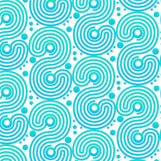 Patrón de líneas abstractas planas lineales