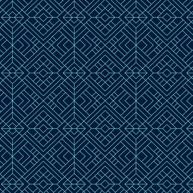 Patrón de líneas abstractas planas lineales
