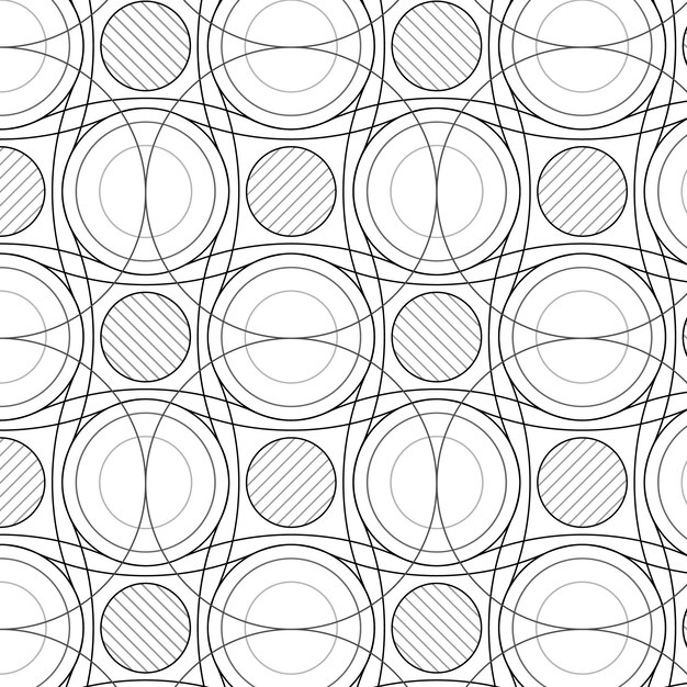 Patrón de líneas abstractas planas lineales