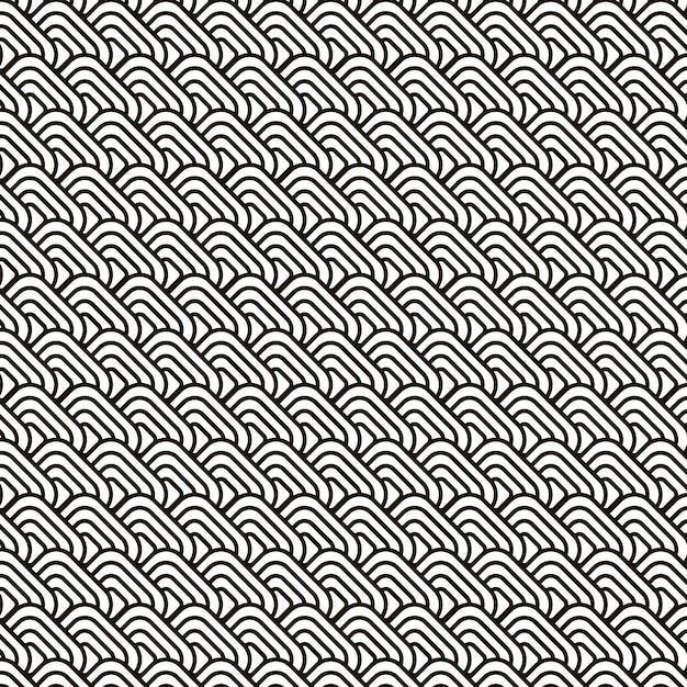 Patrón de líneas abstractas planas lineales