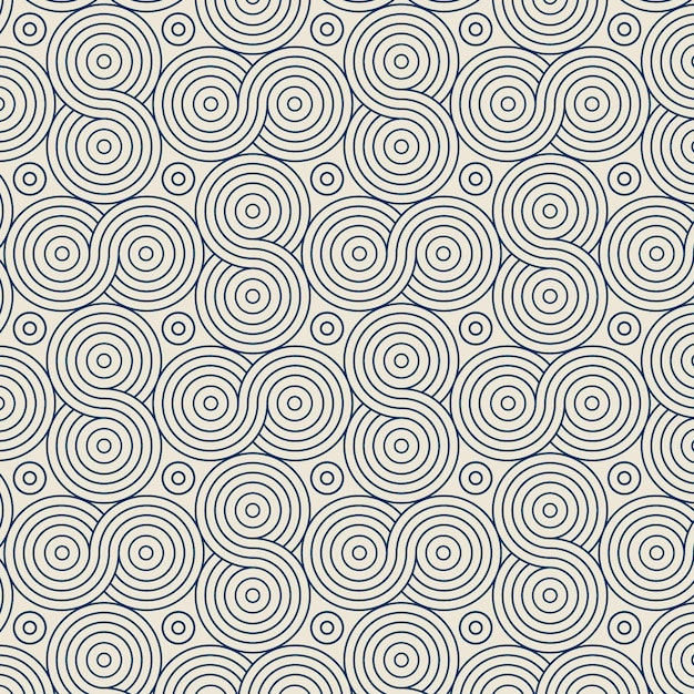 Patrón de líneas abstractas planas lineales