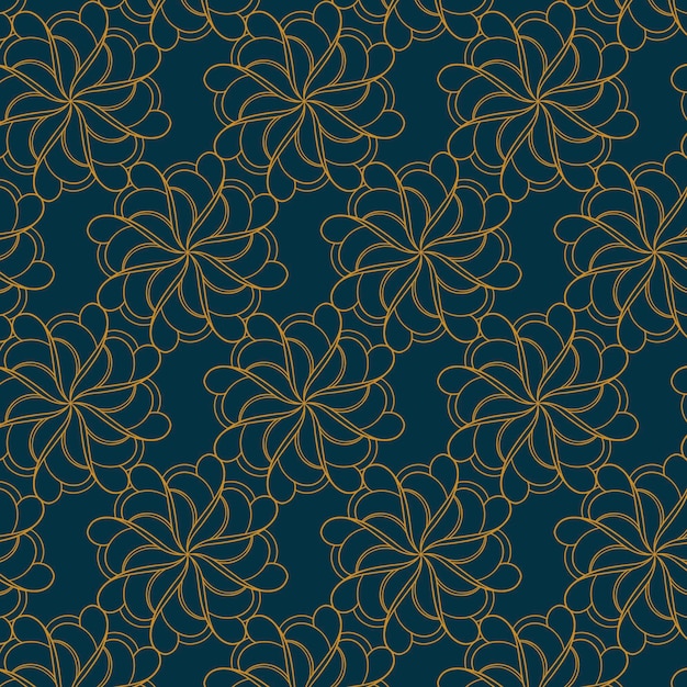 Patrón de líneas abstractas planas lineales