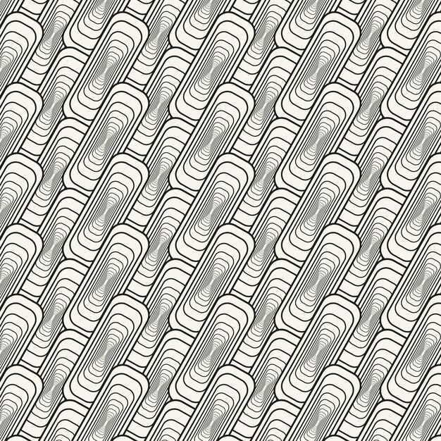 Patrón de líneas abstractas planas lineales