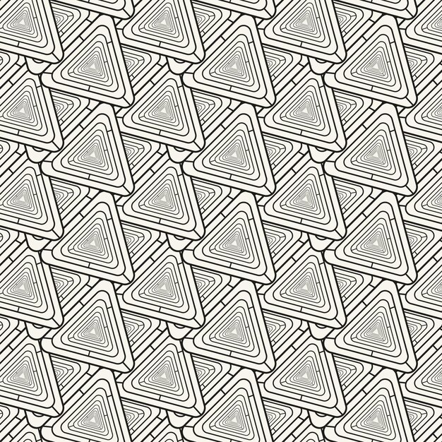Patrón de líneas abstractas planas lineales