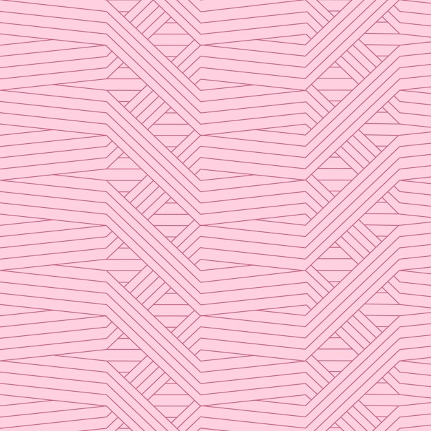 Patrón de líneas abstractas planas lineales