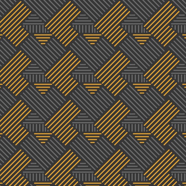 Patrón de líneas abstractas planas lineales