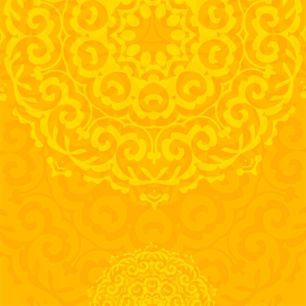 Patrón de mandala elegante de origen étnico y tradicional