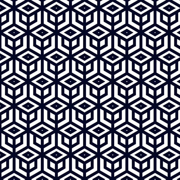 Patrón monocromático de diseño plano.