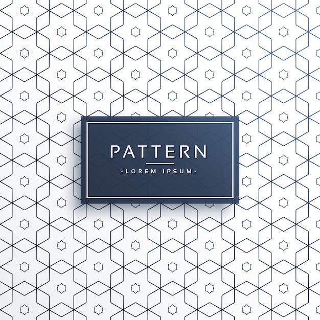 Patrón de mosaico geométrico 