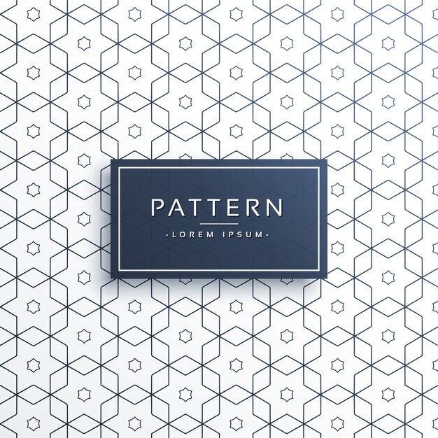 Patrón de mosaico geométrico 