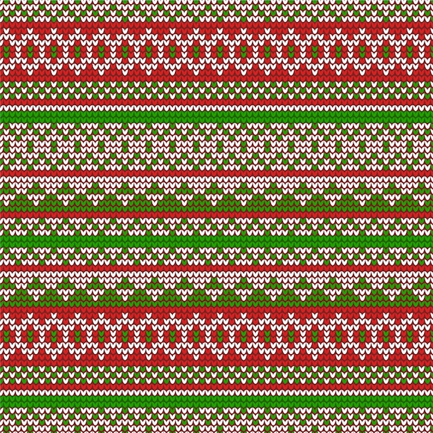 Patrón de navidad de punto